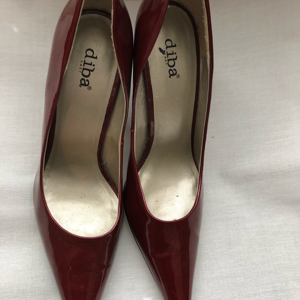 Diba Patent Leather Pumps Heels 9.5
